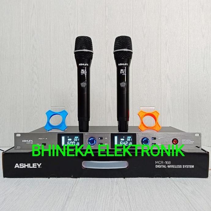 MIC WIRELESS ASHLEY MCR168 / MCR 168 WITH ANTI FEEDBACK FUNCTION