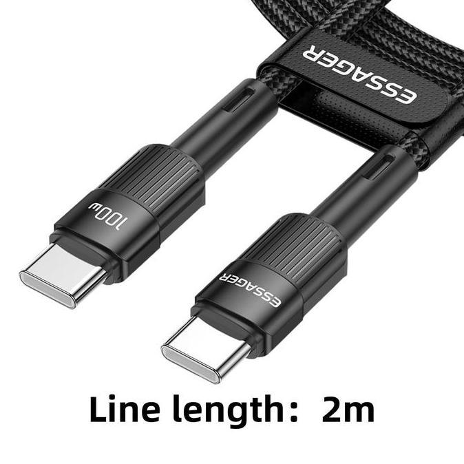 MURVAL Kabel Data Type C to Type C Quick Charging Braided 5A 100W