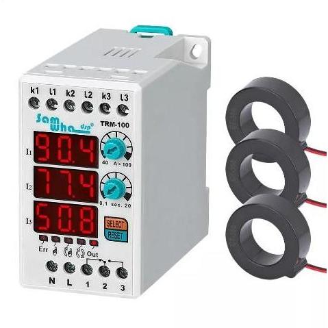 TERMURAH - Digital Overload Relay TRM 100-400A Samwha-Dsp (Manual / Semi-Automatic / Automatic Reset)