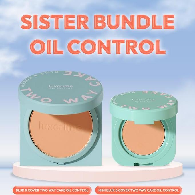 PROMO HARI INI - [CREATOR] SISTER BUNDLE - Luxcrime Two Way Cake (Regular + Mini Size)