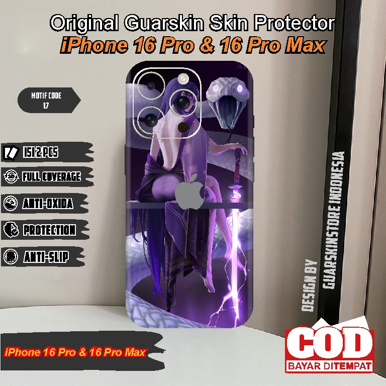 Garskin Case Iphone 16 Pro Custom Bisa COD 2Pcs