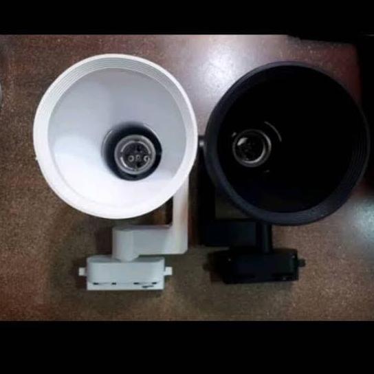 Ready !!! Fitting Kap Rell Lampu Sorot PAR30 E27 Hitam