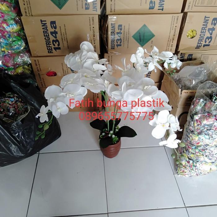 ANGGREK BUNGA PLASTIK BEST QUALITY
