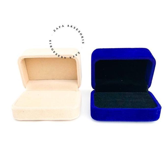 Zafa Ring Box Beludru - Box Cincin Caja