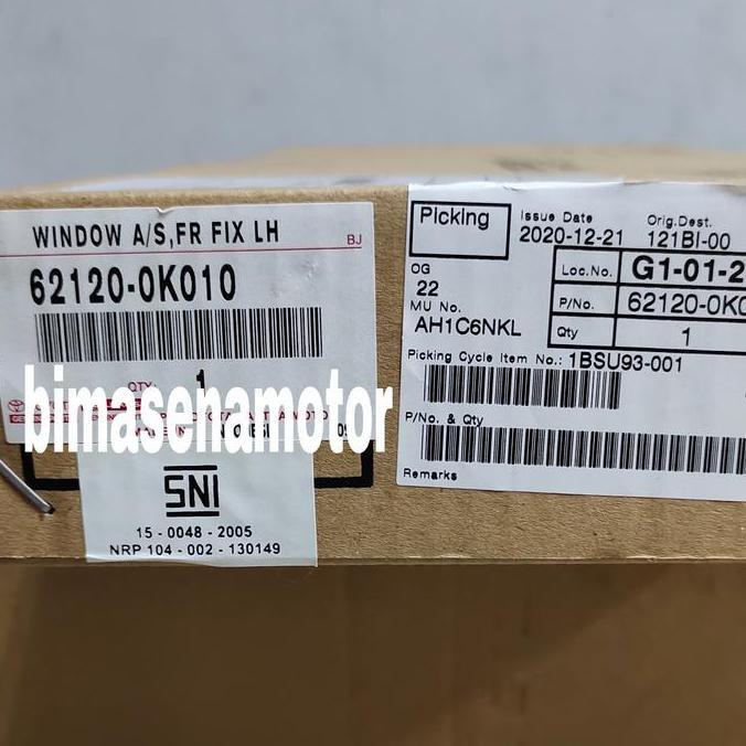 Kaca Segitiga Depan Kiri Innova