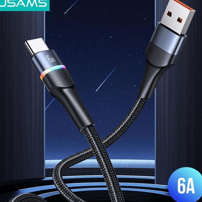Usams U76 Kabel Data Fast Charging Usb To Type C 6A