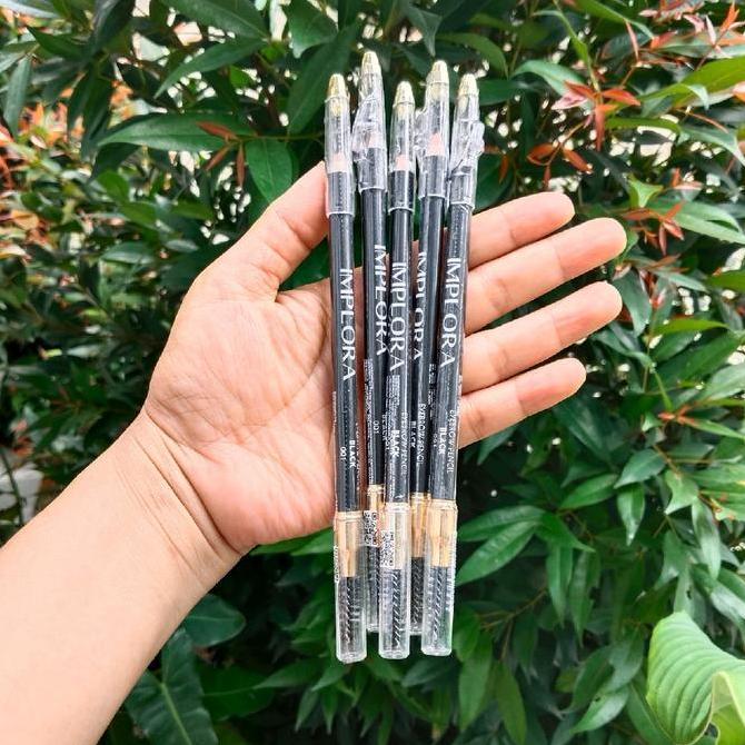 5pcs Implora pencil alis warna hitam