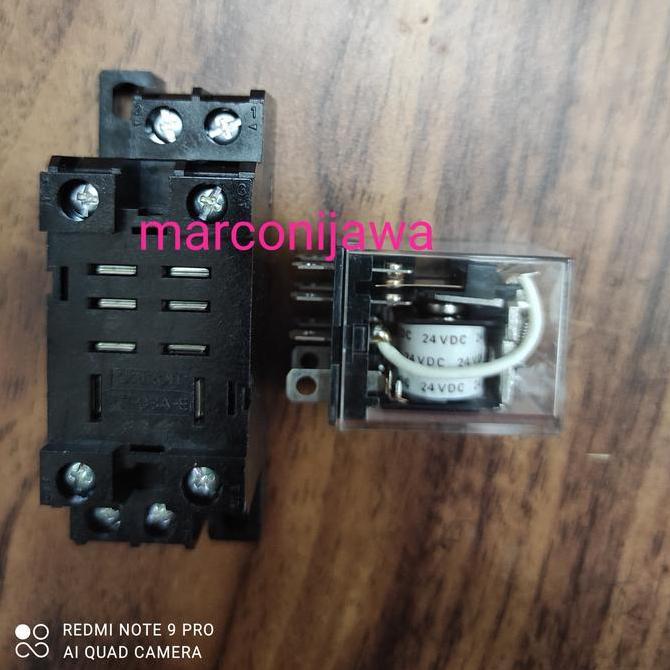 Relay omron LY2 24vdc +soket