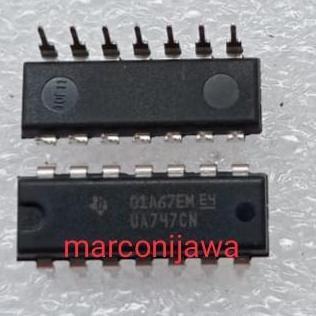 UA747CN ic dip14pin lazer