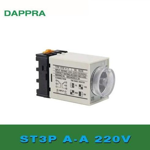 ST3P A-A 220V ST3P ON DELAY MULTI RANGE ANALOG TIMER OE36 DAPP27