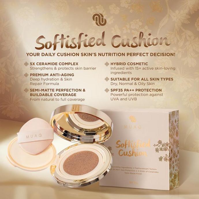 NEW MUAQ  SOFTISFIED  CUSHION