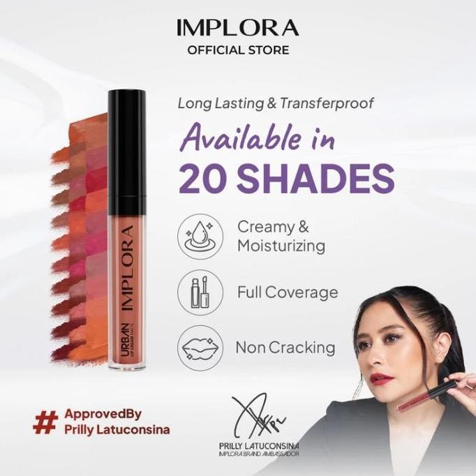 Lbios - Implora Urban Lip Cream Matte 2,9Gr