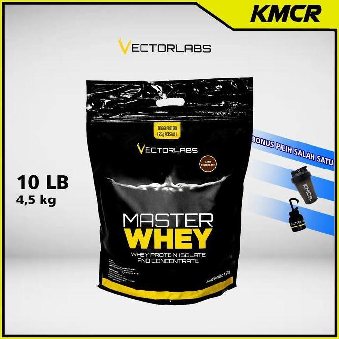 MASTER WHEY VECTORLABS 10LB VECTOR WHEY PROTEIN BPOM - KMCR