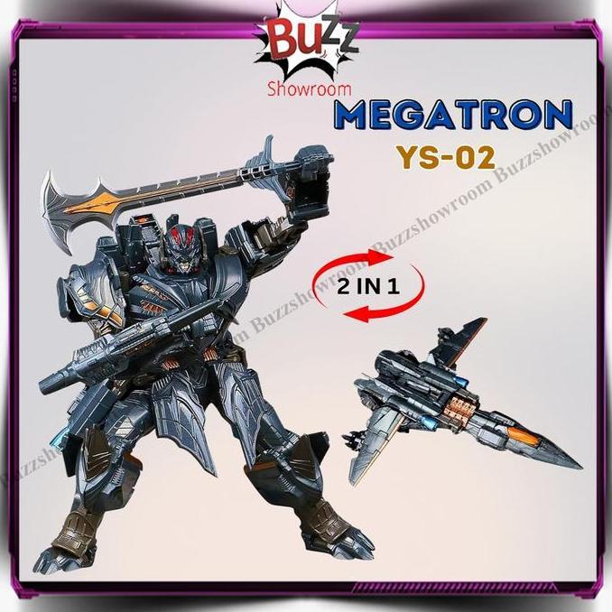 Transformers Deformation Figure Mainan Robot Megatron
