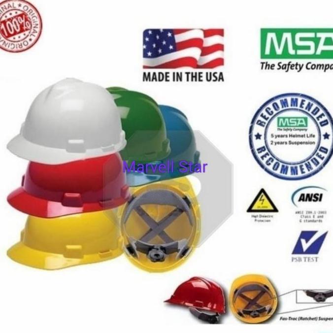 Helm MSA Fastrack Lengkap