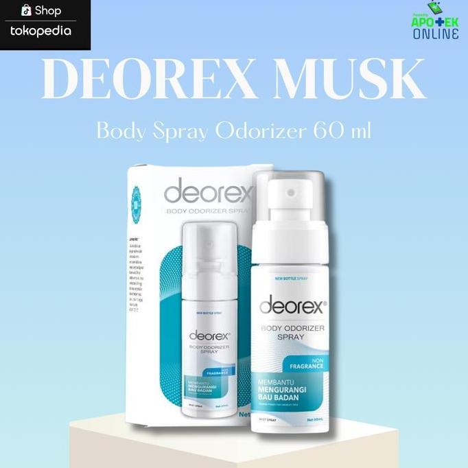DEOREX BODY ODORIZER SPRAY 60ML (N)/ DEODORANT