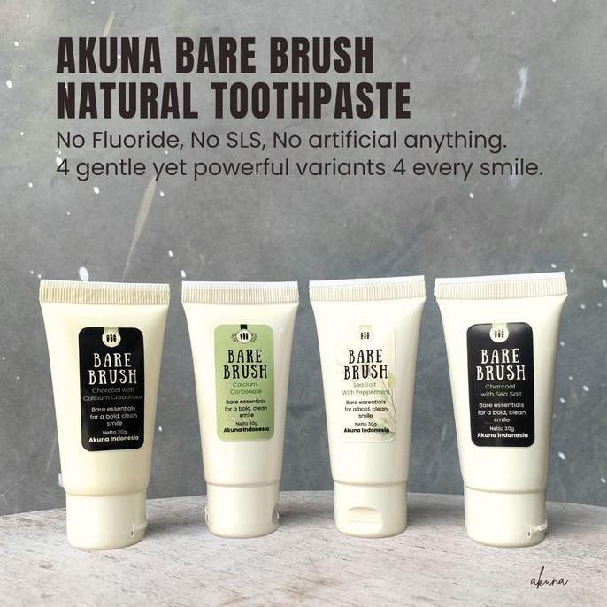 Akuna Bare Brush Natural Toothpaste
