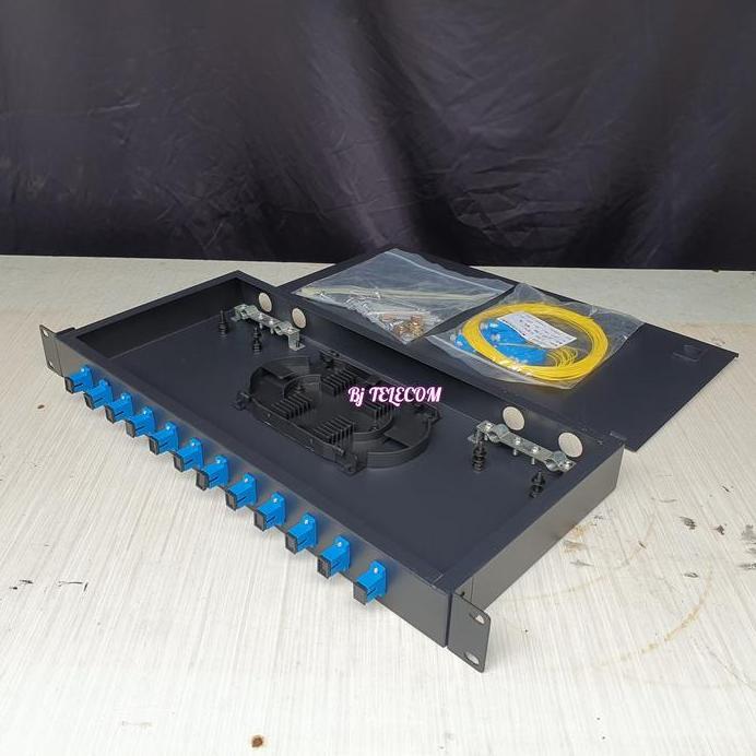 Ready Odf 12core sc / OTB rack 12 core Sc fullset murah