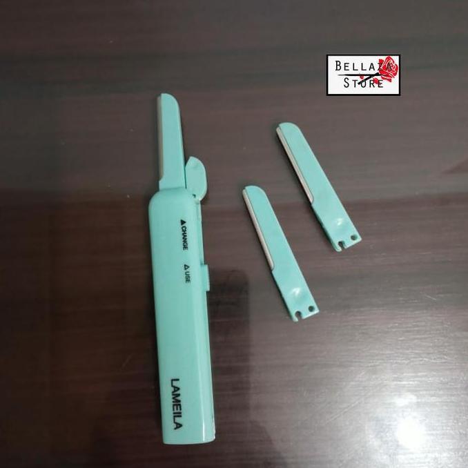 Pisau Alis + 2 Refill / Eyebrow Kit Razor + Refill