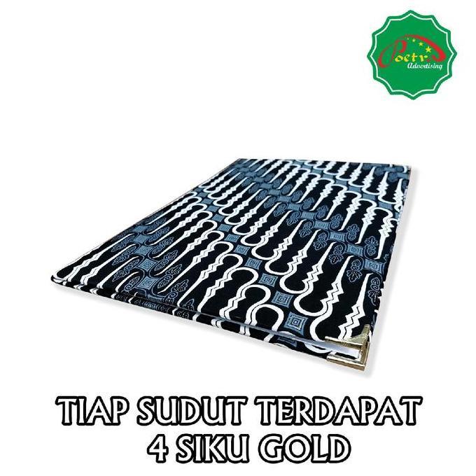 Map Batik Hitam Putih / Map Kantor Exclusive