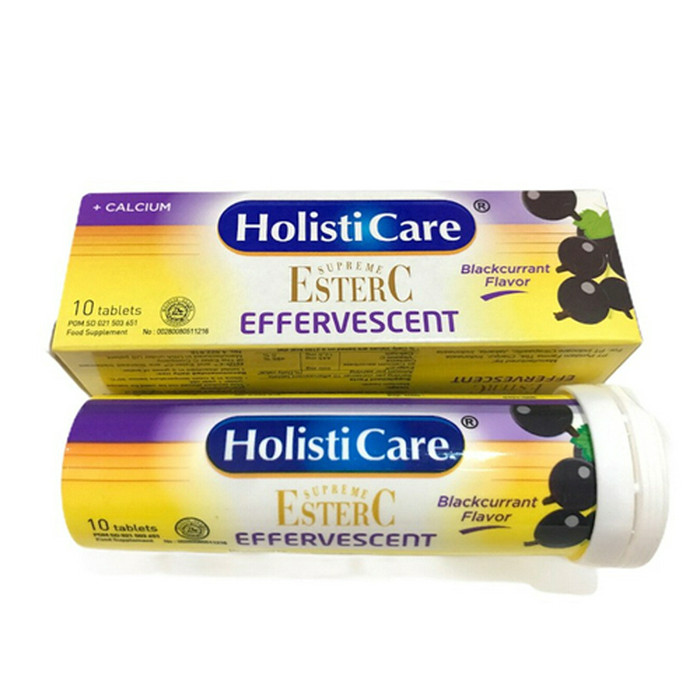 SUPREME ESTER C EFFERVESCENT BLACKCURRANT 10 TABLET