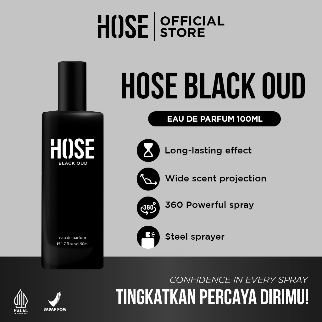 Hose Eau De Parfum Black Oud 50Ml