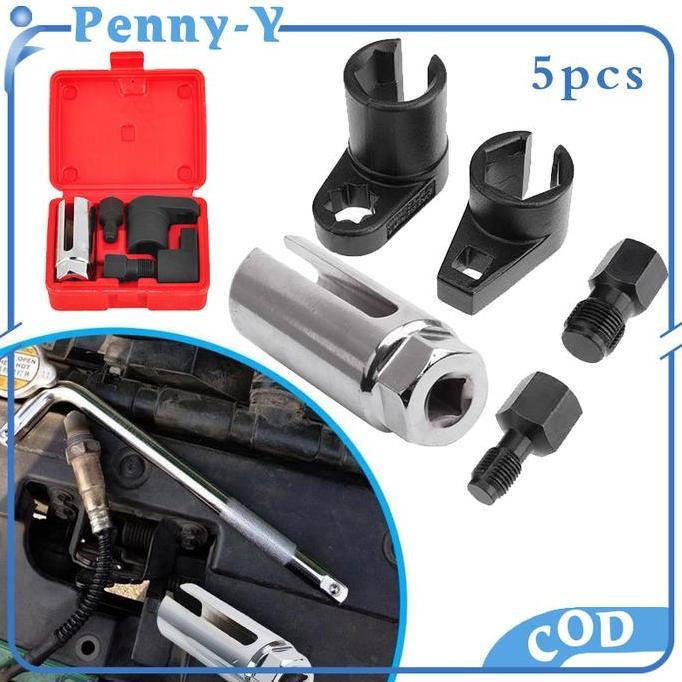 Otopic- Kunci O2 Sensor 5Pcs Kunci Oksen Sensor Oxygen Sensor Removal Socket