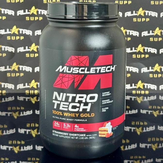 Muscletech Nitrotech Whey Gold Protein 2 Lbs WheyIsolate