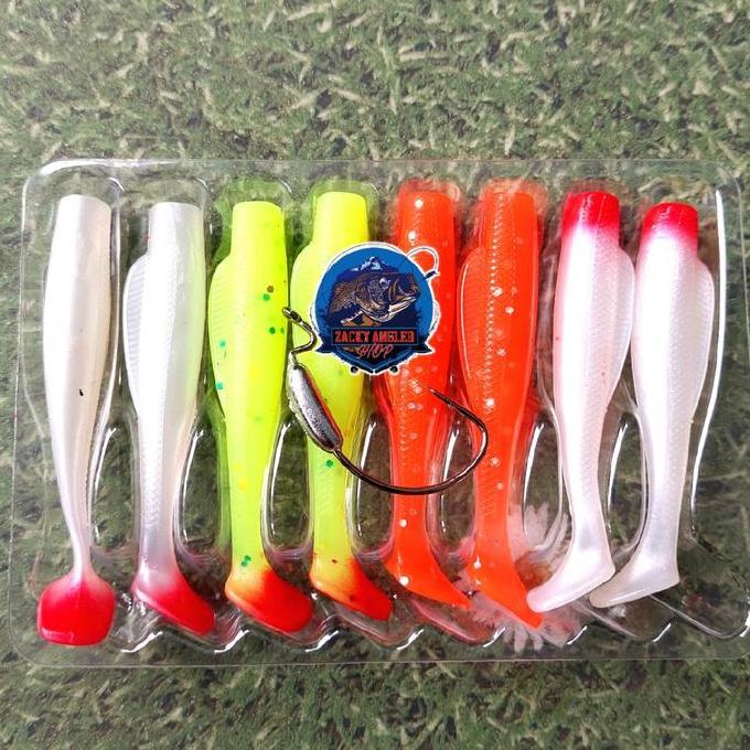 Soft Lure 6 Cm Paddle Tail Umpan Pancing