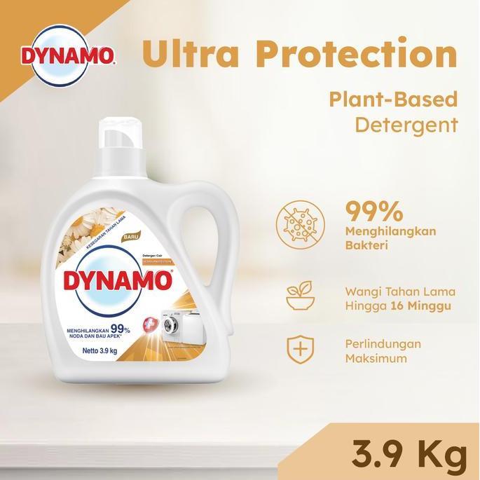 Dynamo Liquid 3.9kg Detergen Cair Deterjen Cair - Detergen Cair Dynamo