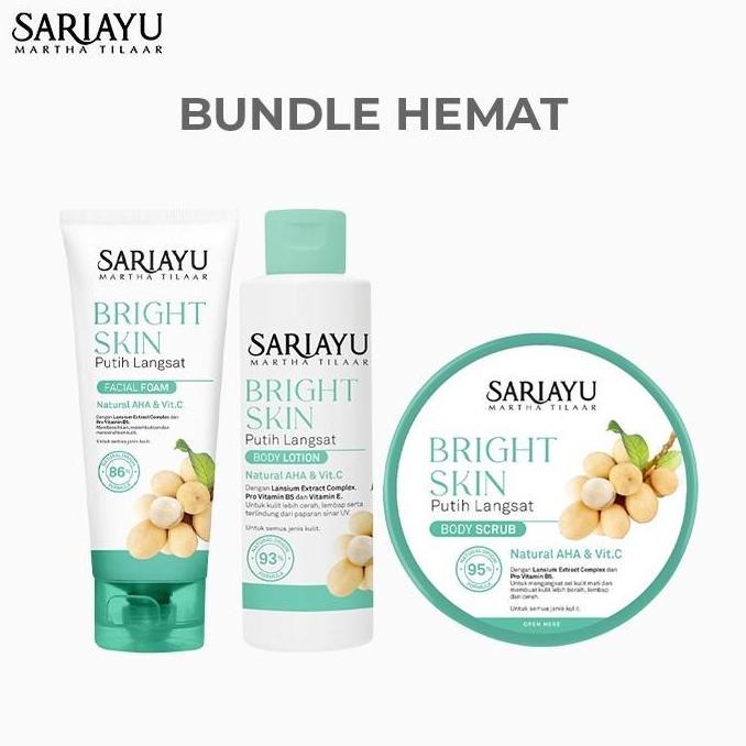 [BUNDLE] Sariayu Bright Skin Putih Langsat Basic Care