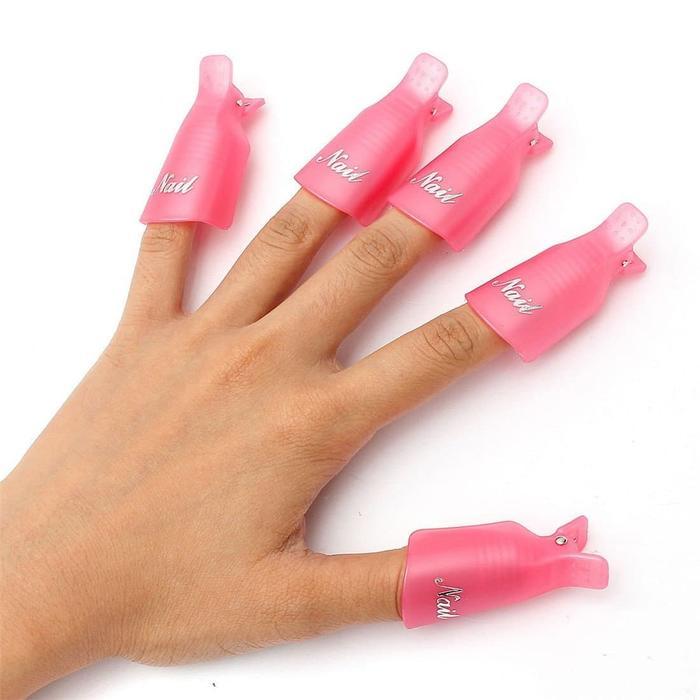 Polish Remover Clip (10pcs) - PINK