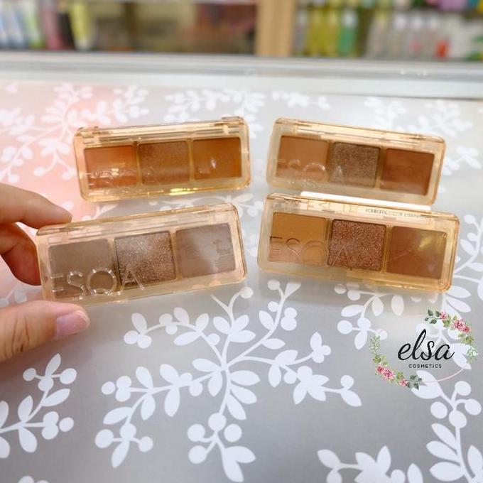 PROMO - ESQA Glaze Eyeshadow Trio