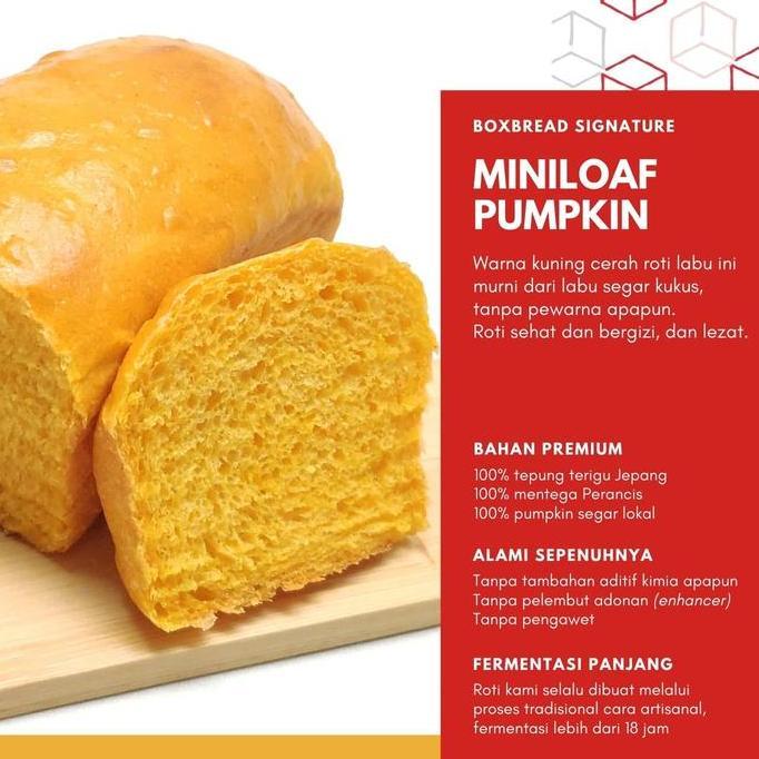 Glow- Roti Labu Pumpkin - Boxbread Miniloaf