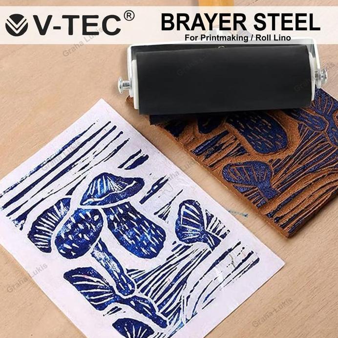 Brayer for Printmaking 15 cm / Roll Lino
