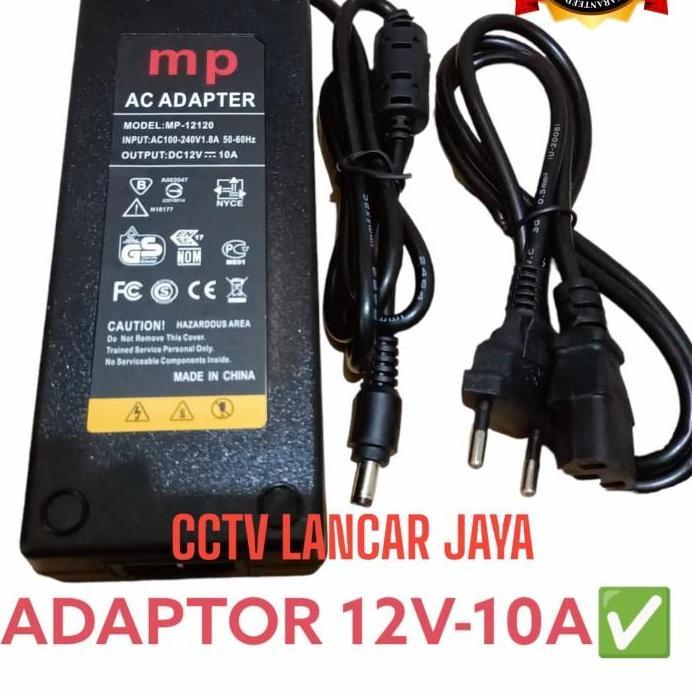 adaptor pompa DC 12 volt 10 amper