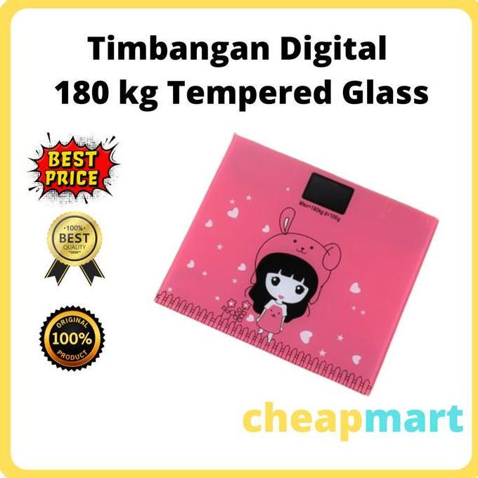 jamines.storee - timbangan badan digital kaca