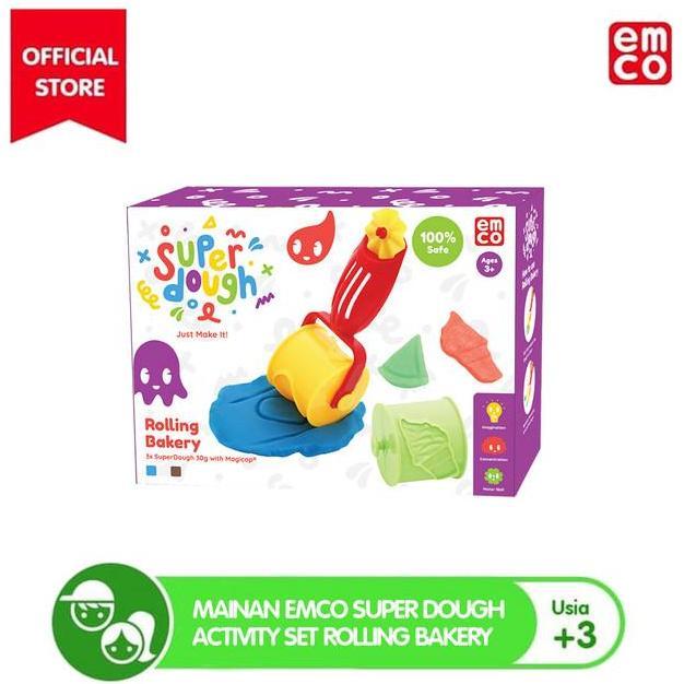 abrielmart Mainan EMCO Super Dough Activity Set Rolling Bakery Diskon