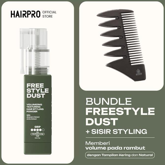 Hairnerds Professional Powder + Texture Comb / Styling Comb