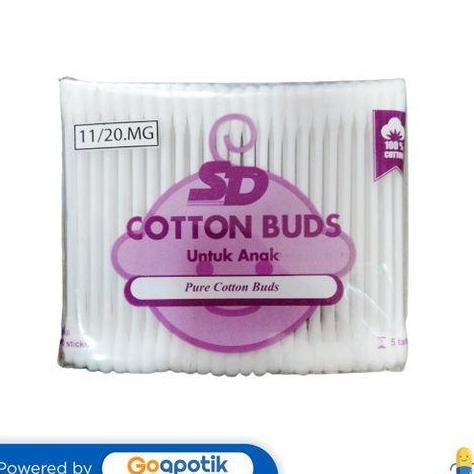 SD COTTON BUDS ANAK PACK 100 PCS