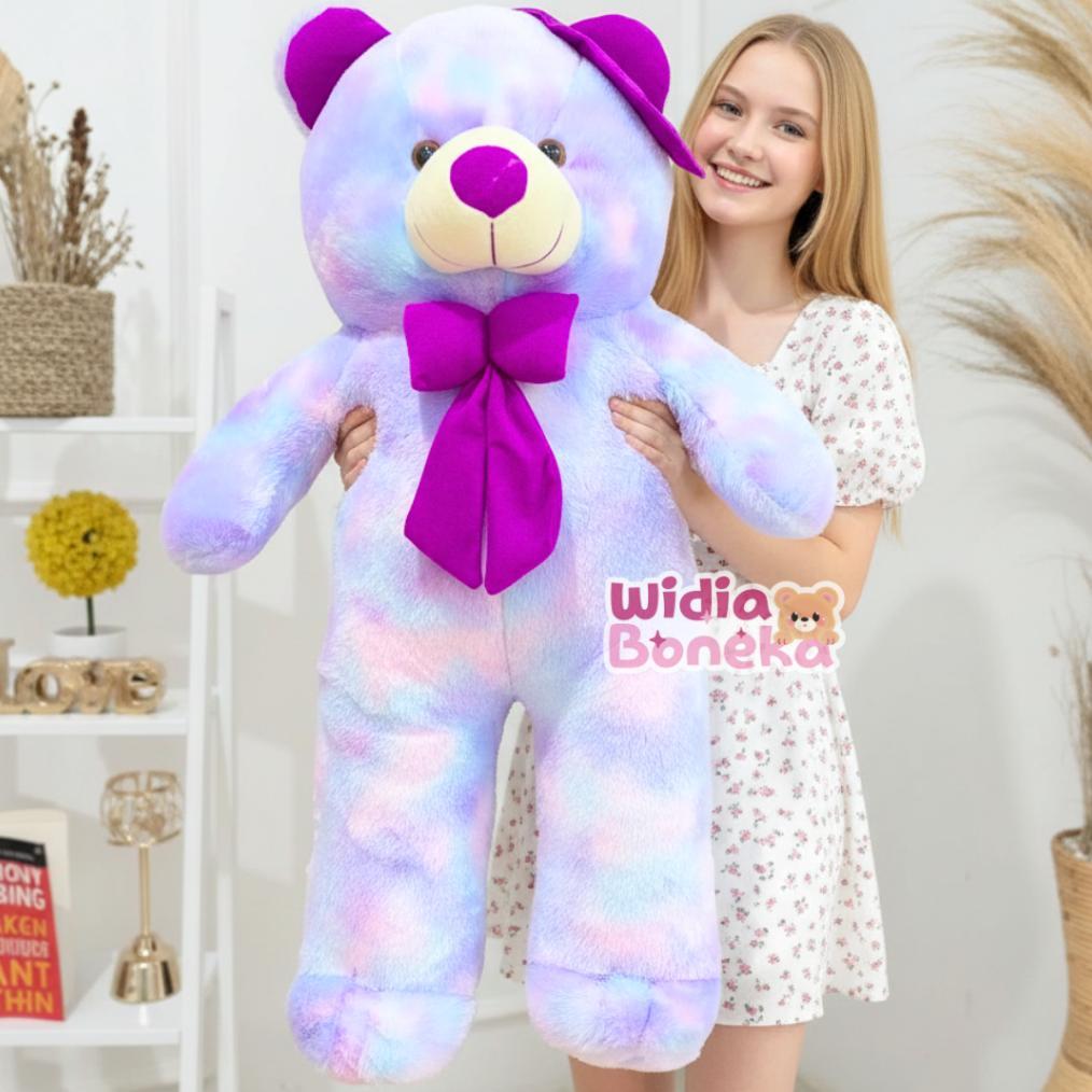 RECOMMENDED Boneka Teddy Bear Jumbo Rainbow 90cm Rafsir Premium 2026