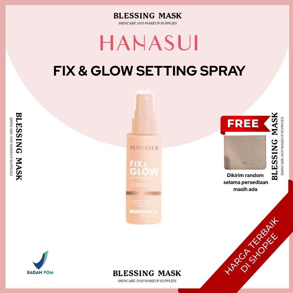 Hanasui Fix & Glow Setting Spray | primer dan topcoat makeup