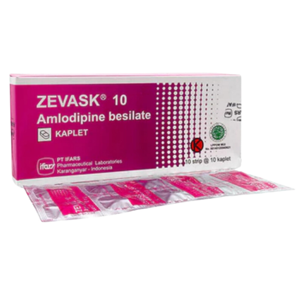 ZEVASK 10 10 MG 1 STRIP @ 10 KAPLET