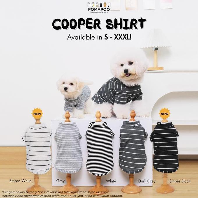 POMAPOO - Baju Kucing dan Baju Anjing Cooper Shirt