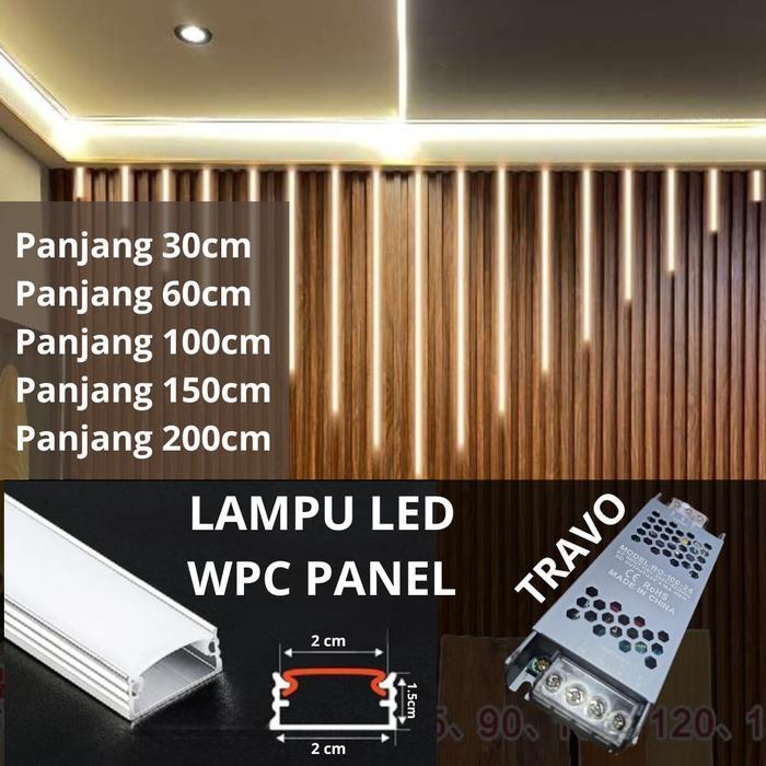 LAMPU LED WPC WALLPANEL / LAMPU LED
