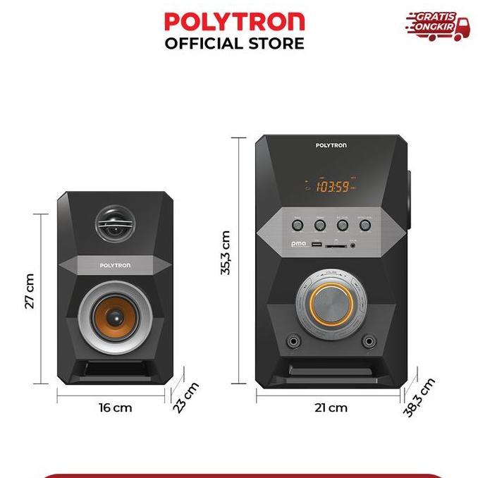 POLYTRON Multimedia Speaker PMA 9522 /B
