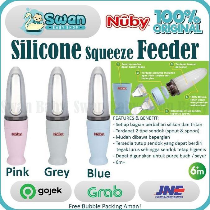 Nuby All Silicon Squeeze Feeder