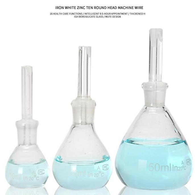 SHWARASA 10ml 25ml Piknometer Pyrex Botol Pycnometer Picnometer