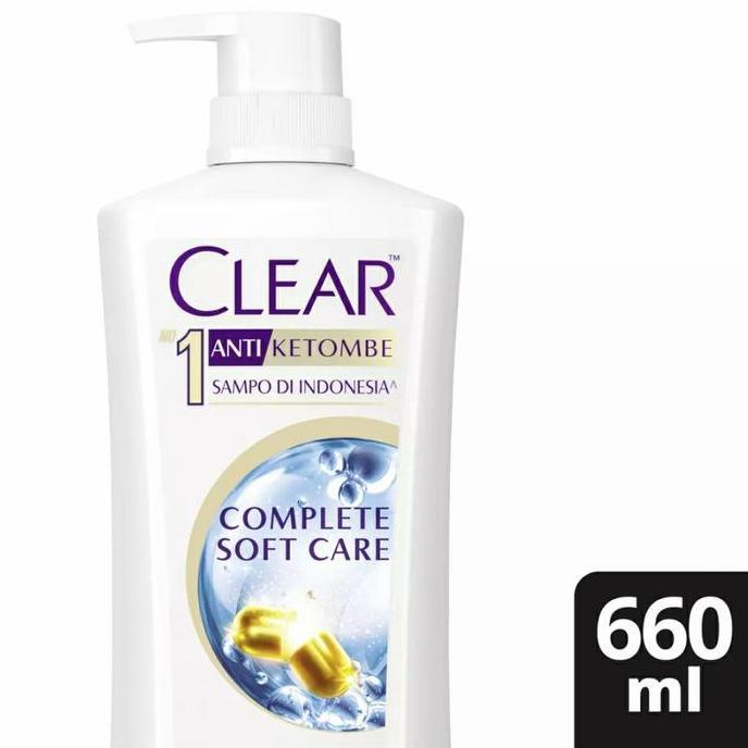 clear shampoo complite softcare 660 ml