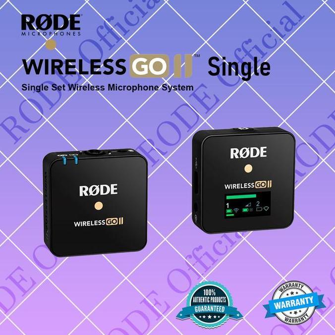READY RODE Wireless GO II Single Set Compact Wireless Microphone System